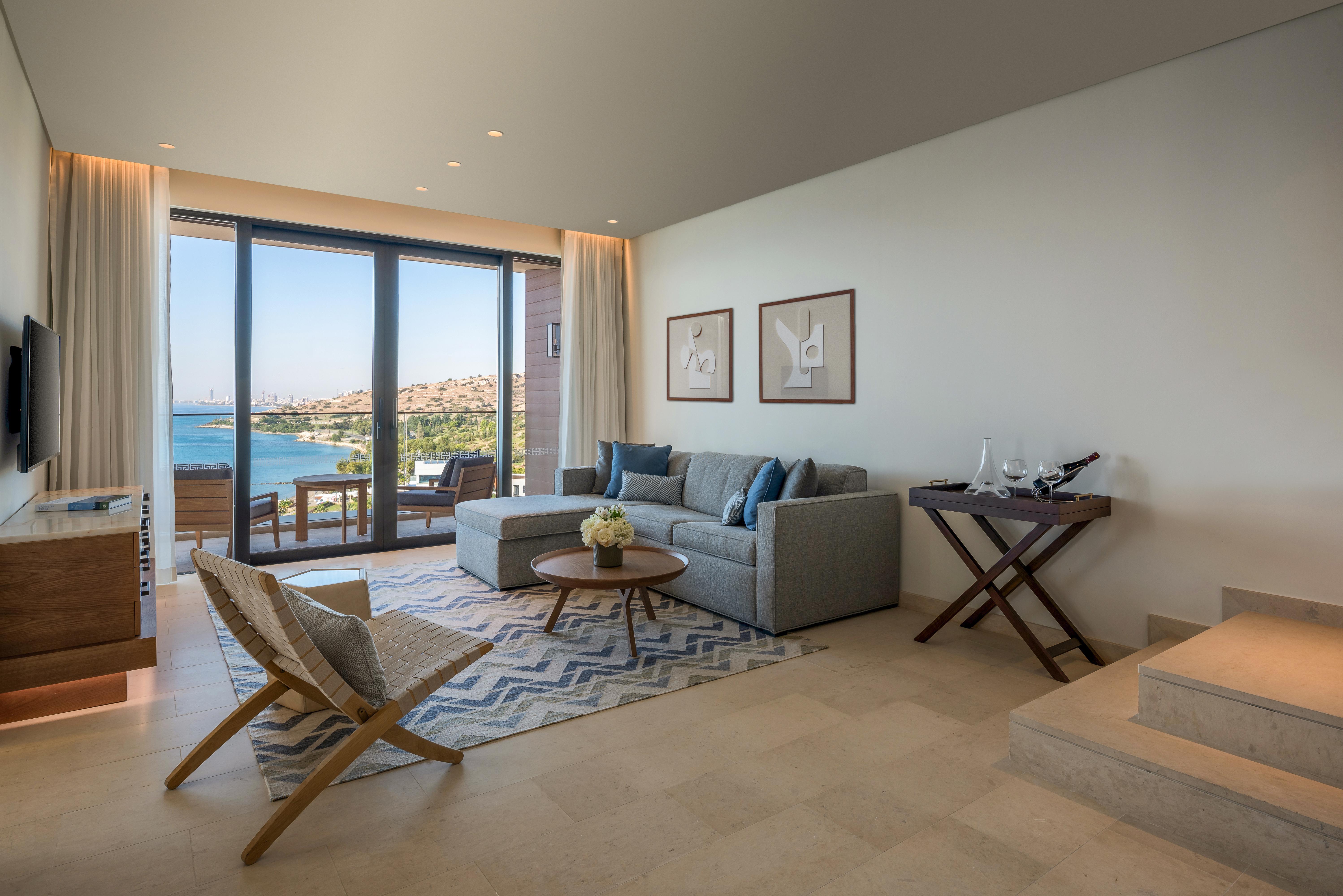 Amara - Sea Your Only View™ Limassol Exterior photo A living room at the hotel