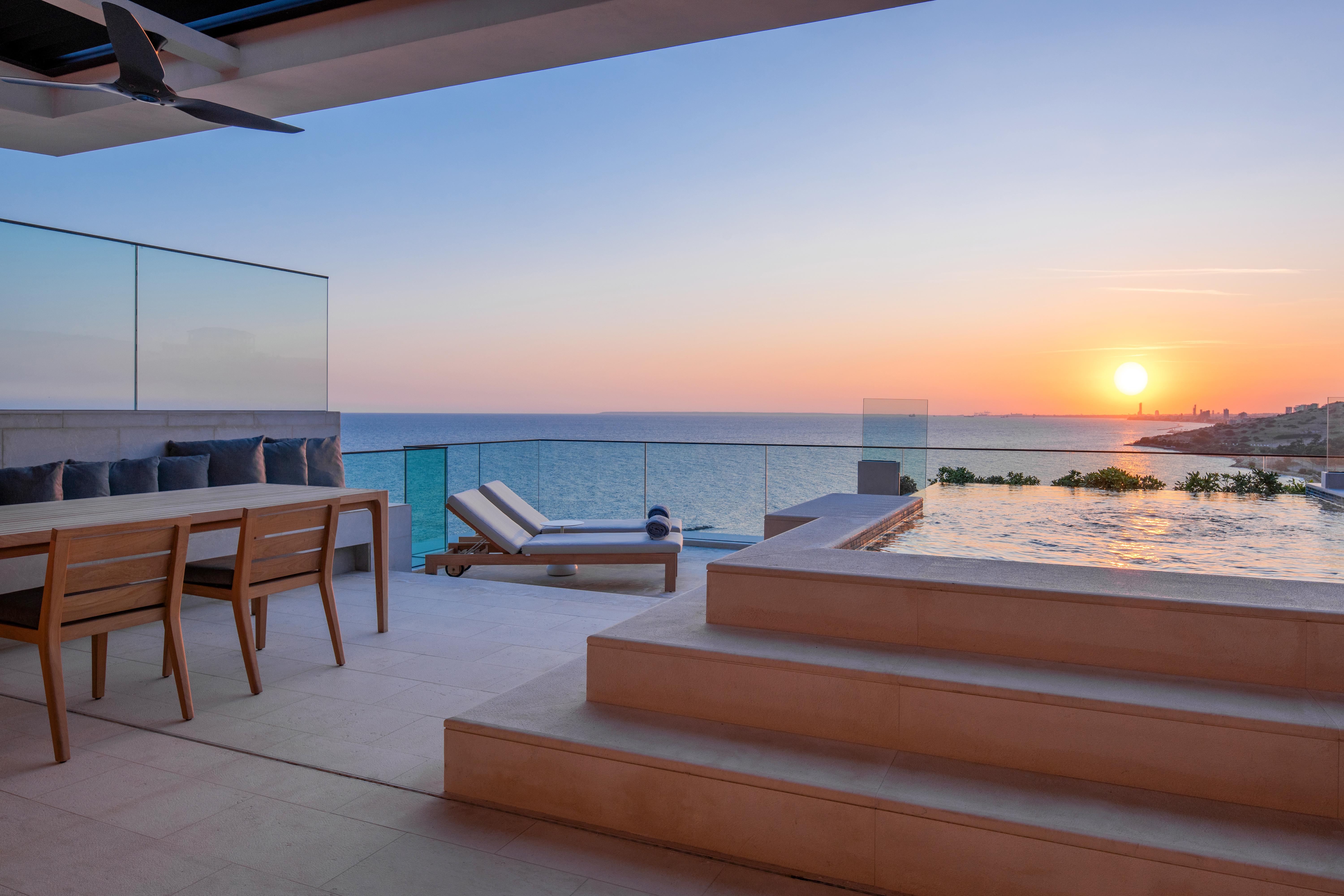 Amara - Sea Your Only View™ Limassol Exterior photo The view from the rooftop terrace