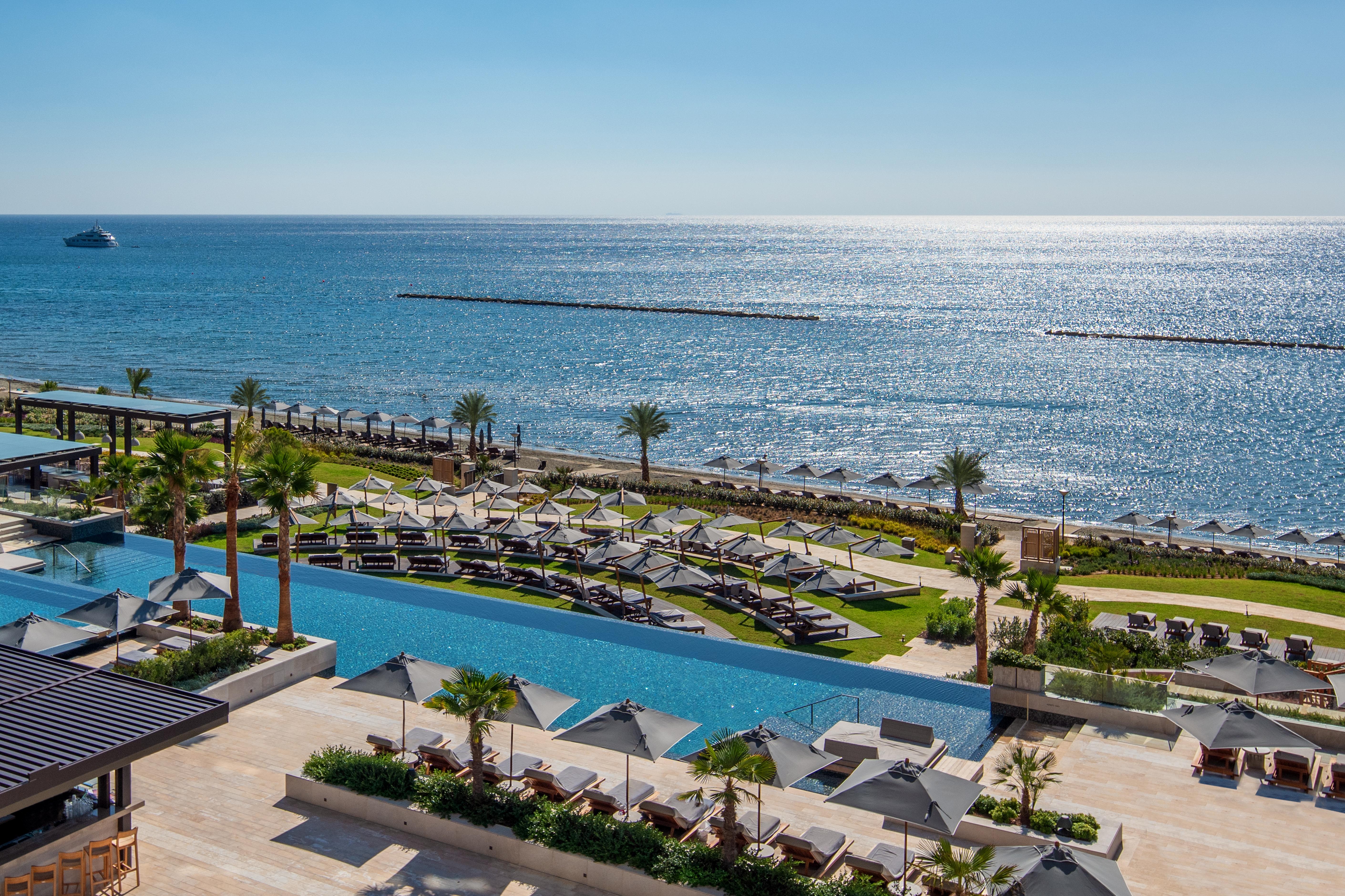 Amara - Sea Your Only View™ Limassol Exterior photo The beach at the hotel